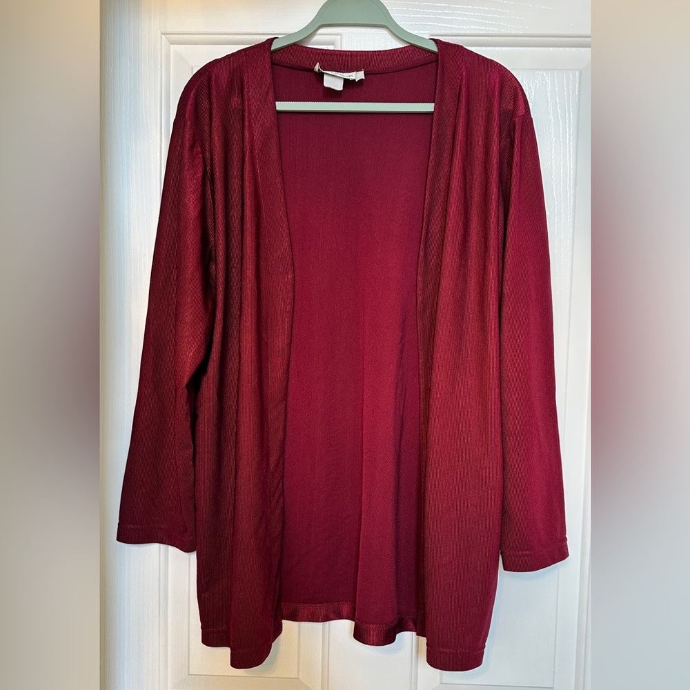 Vintage  Burgundy Women's cardigan